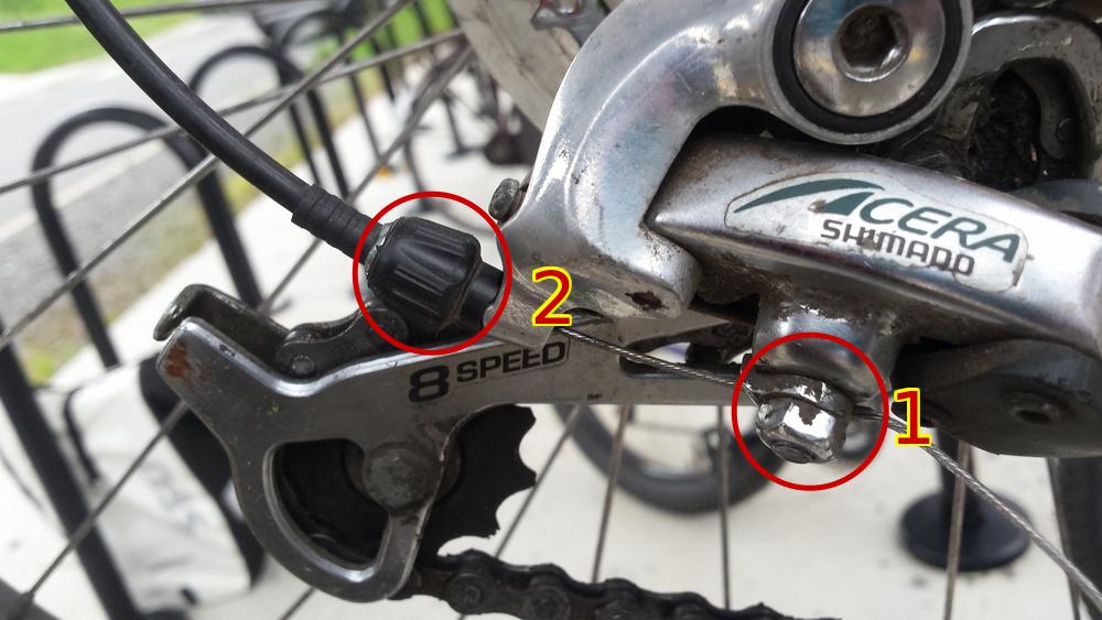 Bike Gear Cable Adjustment